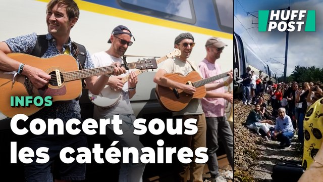 Les passagers de l’Eurostar bloqué à Calais ont eu droit à un concert improvisé sur les voies