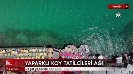 Mersin'de Yapraklı Koy havuz keyfi yapmak isteyenleri ağırlıyor
