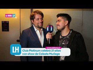 Club Platinum cumplió 21 años y lo celebró con show de Celeste Muriega
