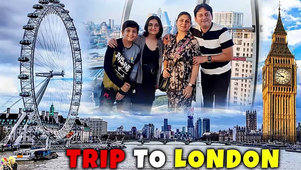 TRIP TO LONDON _ Family Travel Vlog _ London Eye, Big Ben International Travel _ Aayu and Pihu Show