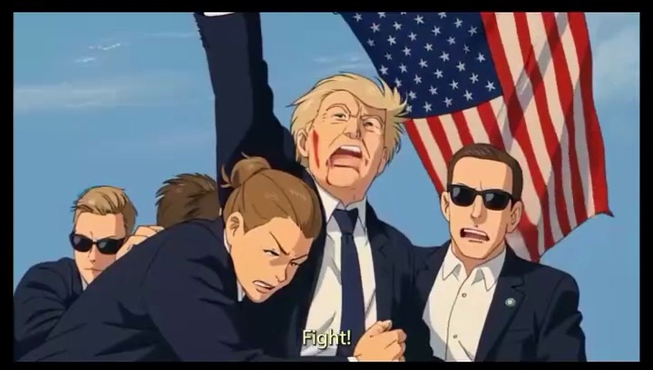 trump the anime
