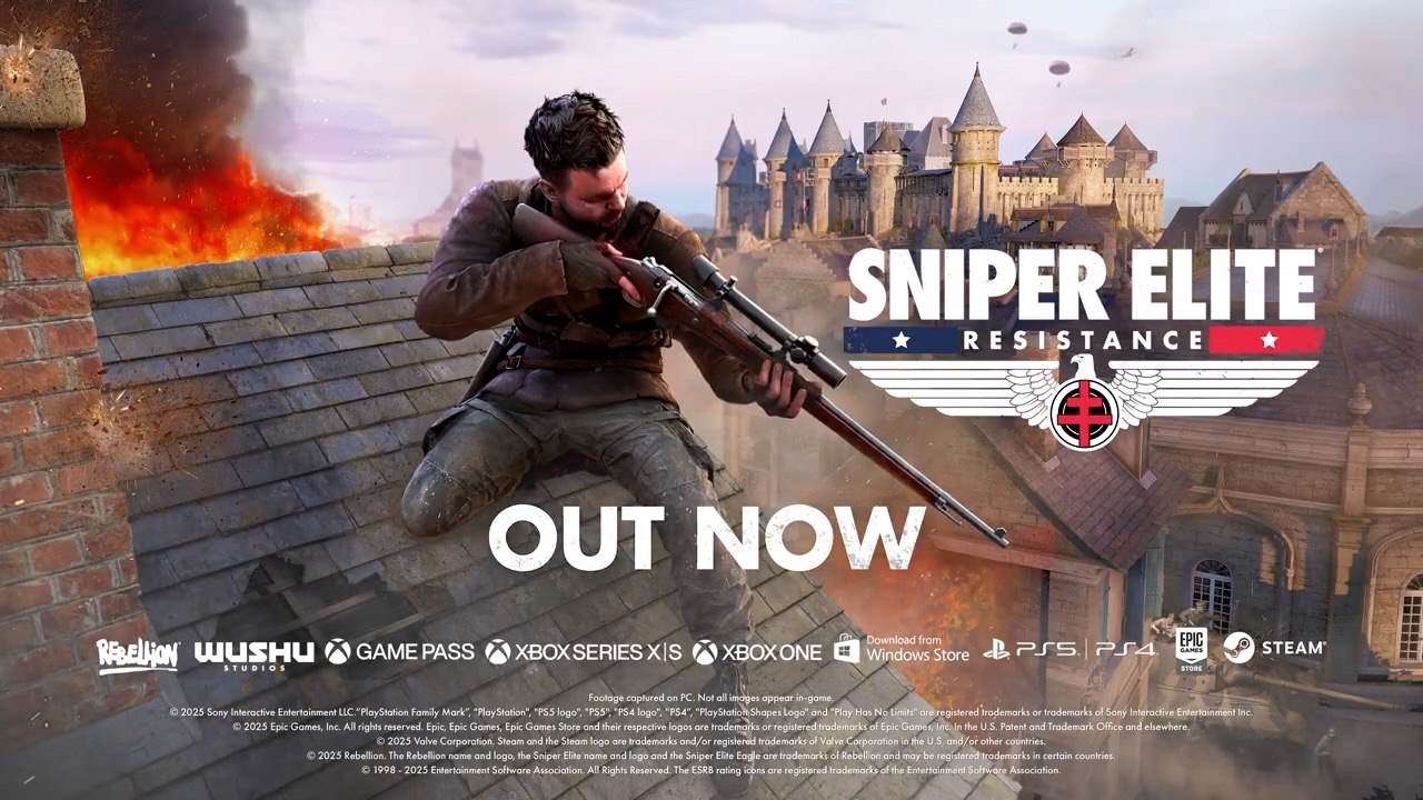 Sniper Elite Resistance Official Mud and Thunder Mission Weapons and Skin Pack DLC Trailer