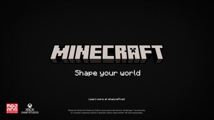Minecraft Official Vibrant Visuals and Chase the Skies Release Date Trailer