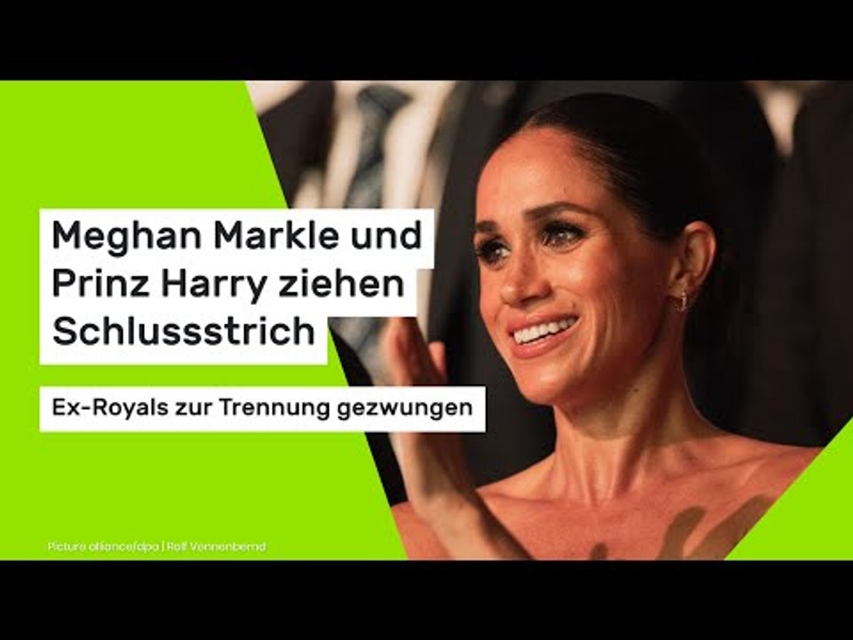 Meghan Markle und Prinz Harry ziehen Schlussstrich