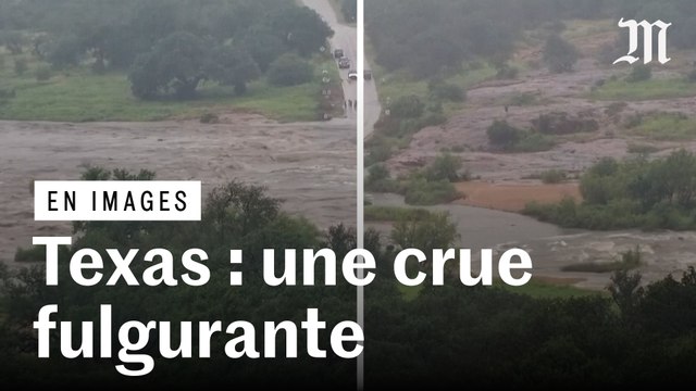 Texas : la crue impressionnante de la rivière Llano en quelques minutes