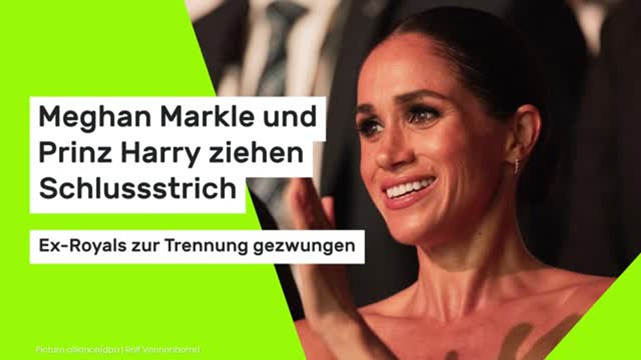Meghan Markle und Prinz Harry ziehen Schlussstrich