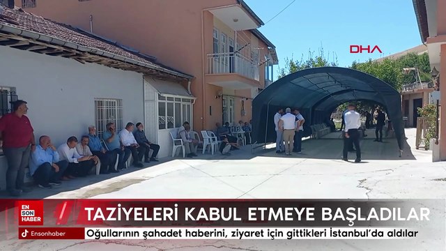 Oğullarının şahadet haberini, ziyaret için gittikleri İstanbul’da aldılar