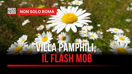 Flash mob a Villa Pamphilj un fiore per Anastasia e Andromeda