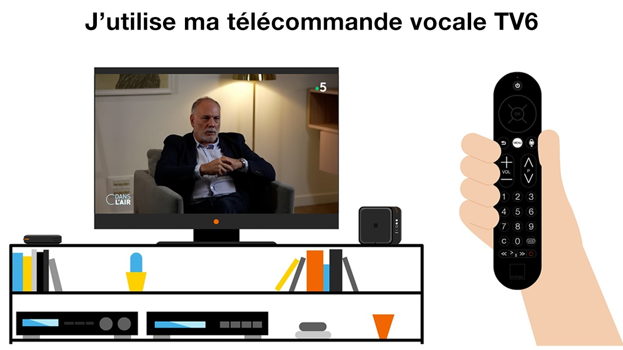 J'active ma télécommande TV6 - Orange