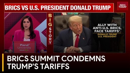 Brics summit: Leaders criticise Trump's tariffs, warn of global economic impact