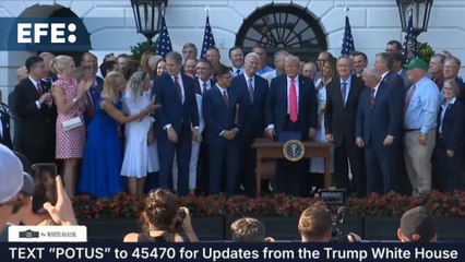 Trump rubrica su ley de recorte fiscal y presupuestario y dice que es su "mayor victoria"