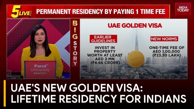 UAE launches new golden visa: Lifetime residency for Indians with fee of Rs 23 lakh