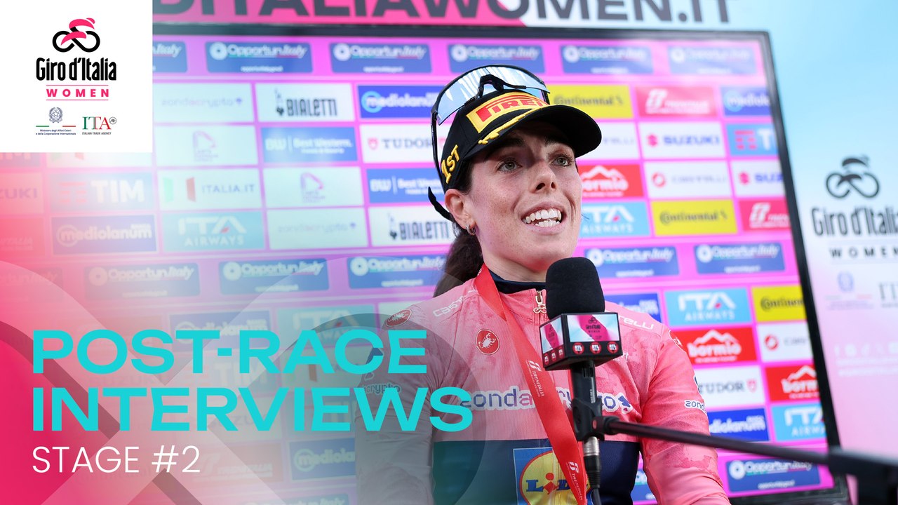 Giro d'Italia Women 2025 | Stage 2: Post-race interviews