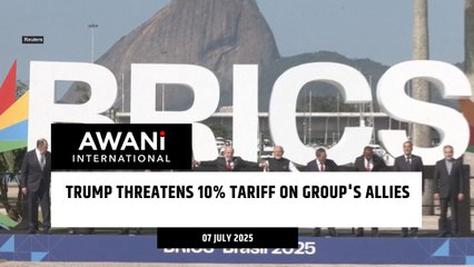 Trump threatens 10% tariff on group's allies