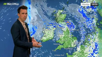 Met Office Monday evening weather forecast 07/07/2025