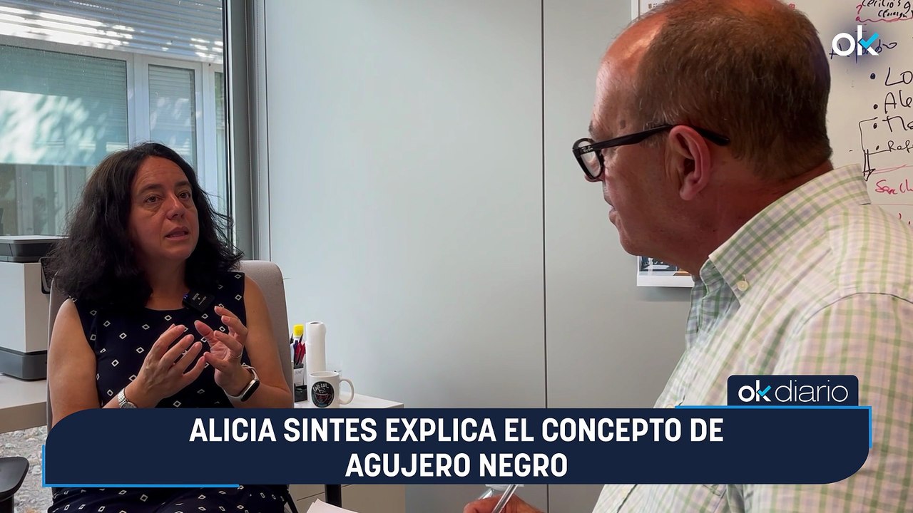Alicia Sintes explica el concepto de agujero negro