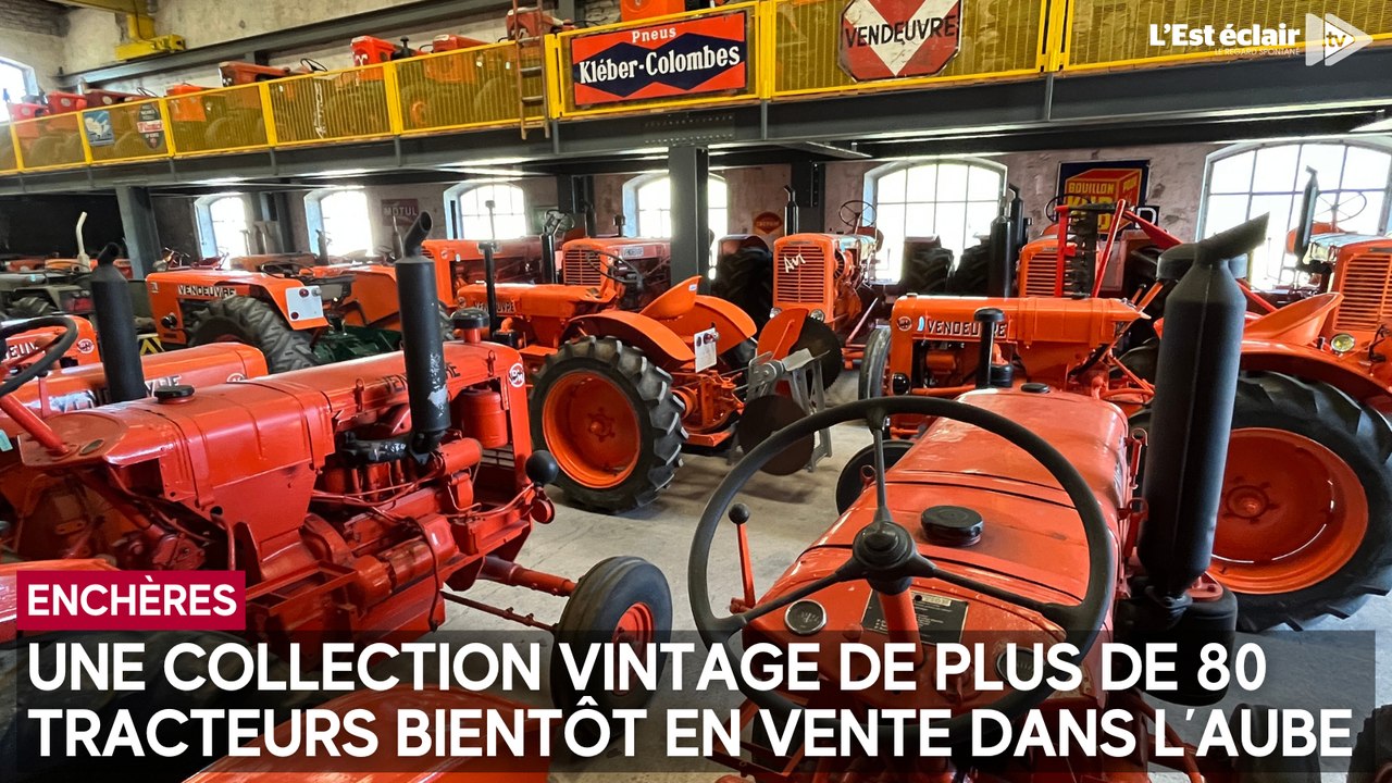 Une collection vintage de plus de 80 tracteurs en vente dans l’Aube