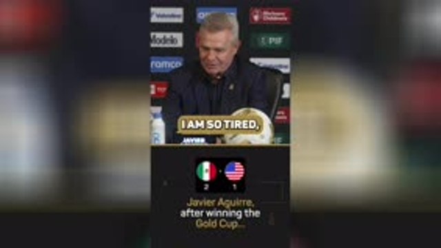 Not even God will stop me having a beer! - Aguirre thrilled with 10th Gold Cup title