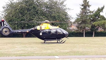Helicopter visit to St George's primary,  Shrewsbury.