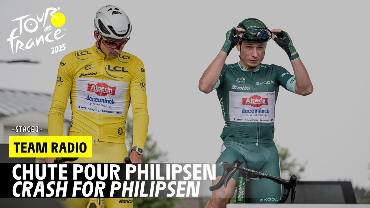 Crash for Philipsen - Stage 3 - Tour de France 2025