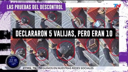 Adorni lo había negado, pero la valijera libertaria Arrieta llegó con 10 valijas que no declaró