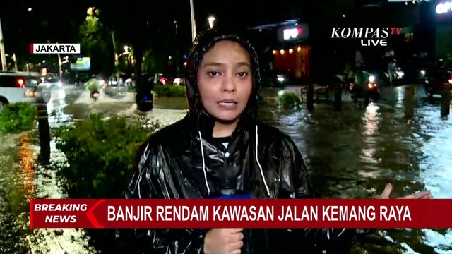 Terkini! Banjir Rendam Kawasan Kemang Raya Jakarta, Tinggi Air Capai 20 CM