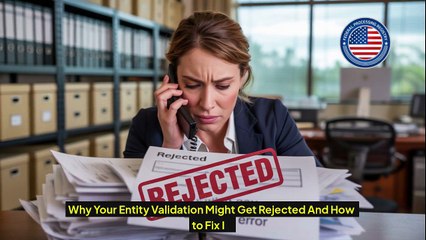 Why Your Entity Validation Might Get Rejected (and How to Fix It)