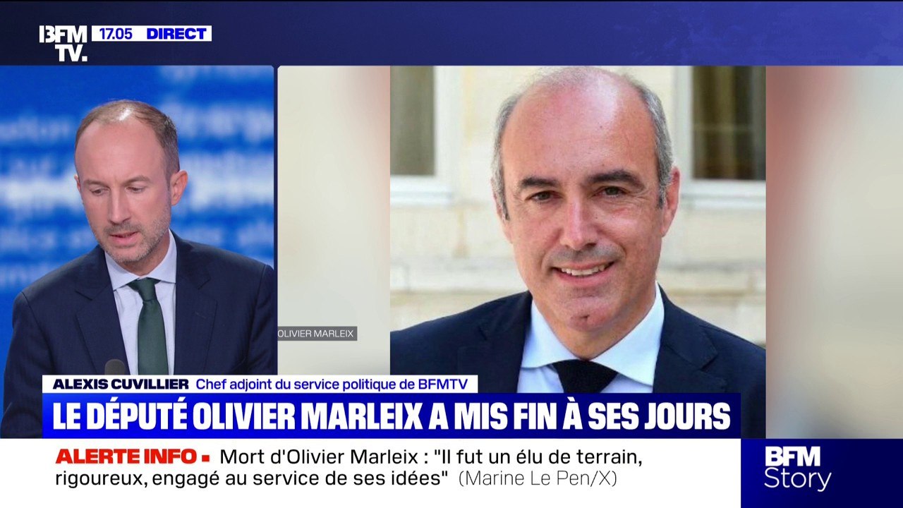 Le député Les Républicains Olivier Marleix a mis fin à ses jours à l'âge de 54 ans