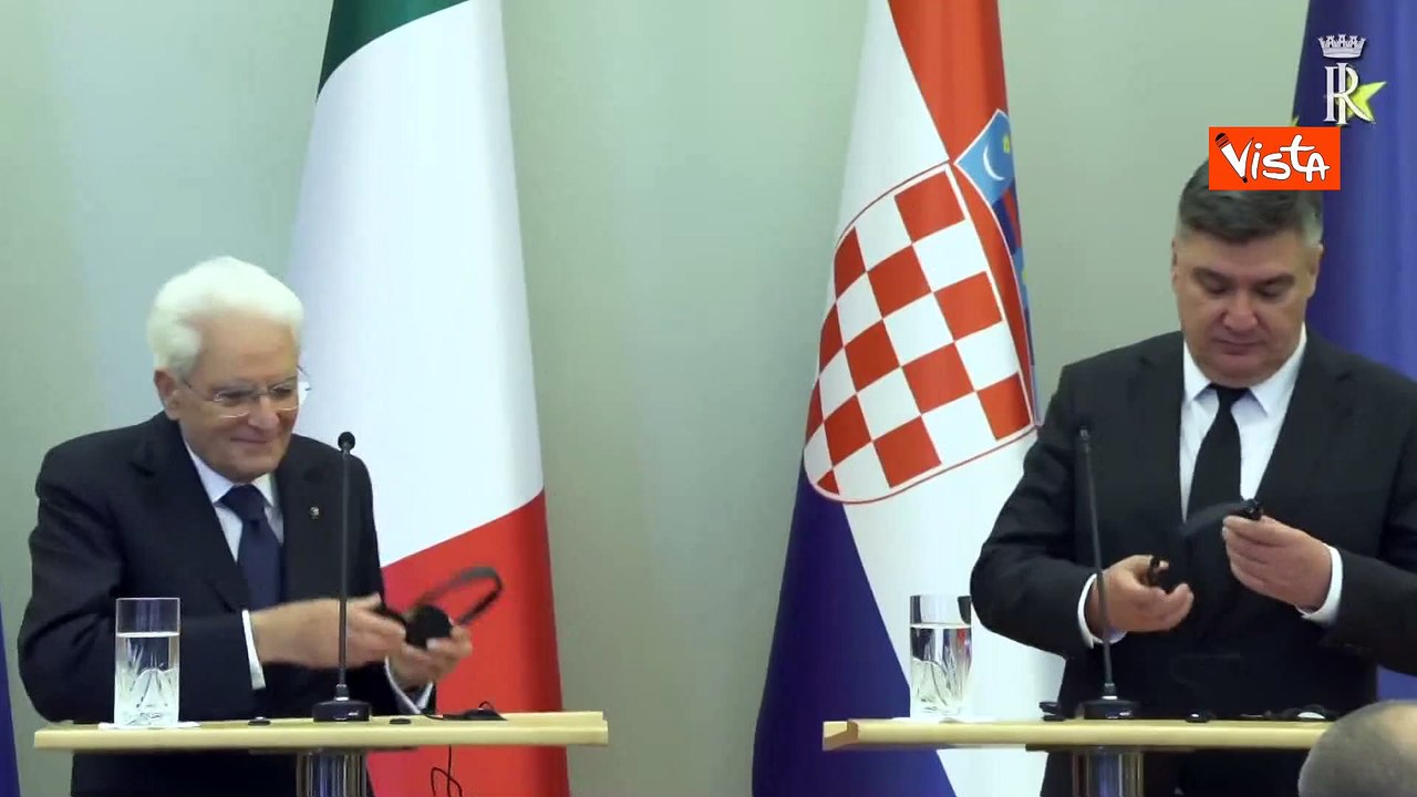 Mattarella in Croazia: "Ero stato qui subito dopo mia elezione, bene la nostra collaborazione"