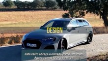 "Audi RS4, uma mistura de potência e luxo"