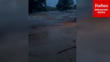 On-The-Ground Footage Shows Flood Waters Ripping Through The Blue Oak RV Park In Kerrville, Texas