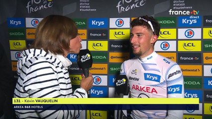 Étape 2 - Kévin Vauquelin :  Un maillot distinctif, c'est exceptionnel