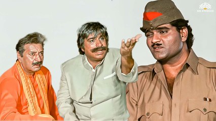 अरे ये गधा हवलदार तो फर्जी निकला, पुलिस की वर्दी पहनके हम लोगों को उल्लू बनाया! | Kader khan Comedy