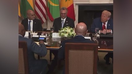 NATIONAL EMBARRASSMENT: Trump Praises Liberia’s English, Ignites Mockery Online