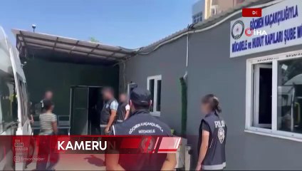 Denizli'de Kamerunlu göçmen kaçakçısı yakalandı