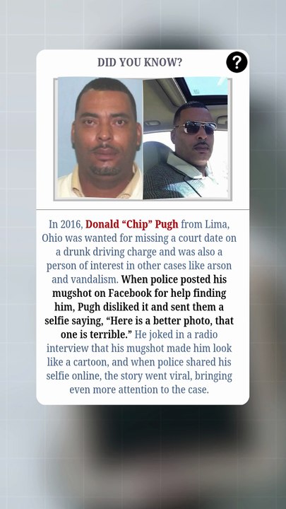 He Sent Police a Selfie to replace his  "TERRIBLE" mugshot? 📸😎