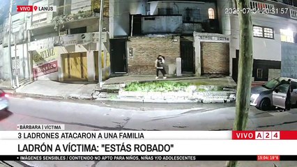 La madre víctima de un robo en Lanús dialogó en A24