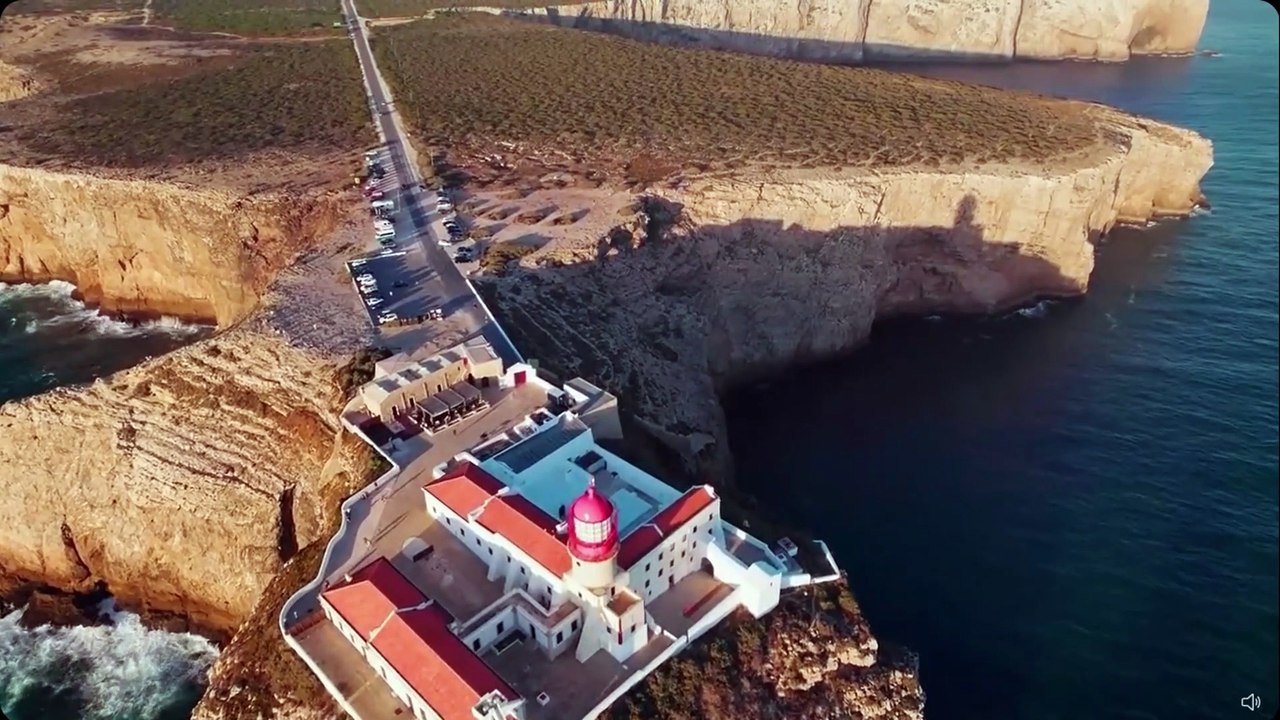 "Cabo Vicente Vistas deslumbrantes da costa de Portugal"