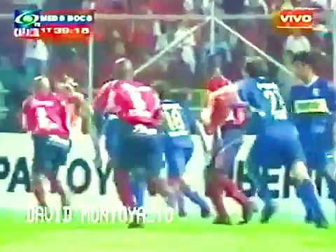 Independiente Medellín 1x0 Boca Juniors - Copa Libertadores 2003 (Grupo 7) - Gol Caracol