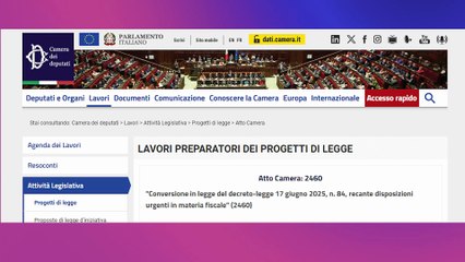 ADI CONTRIBUTO STRAORDINARIO 500 EURO "BONUS PONTE" emendamento decreto fisco?