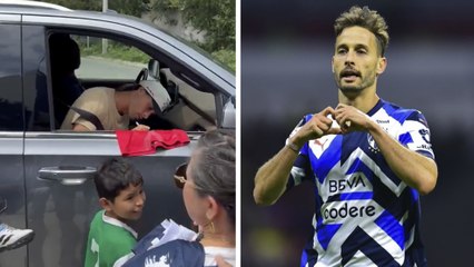 Sergio Canales no defrauda a sus fans y se detiene a firmar autógrafos