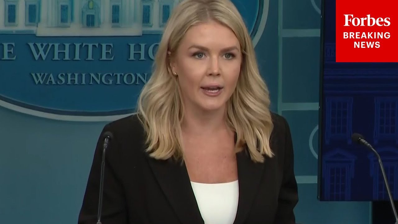 Karoline Leavitt Holds White House Press Briefing Amidst Texas Flood Recovery Efforts