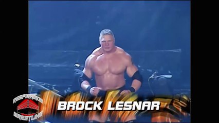 BIG SHOW VS BROCK LESNAR ROYAL RUMBLE 2003