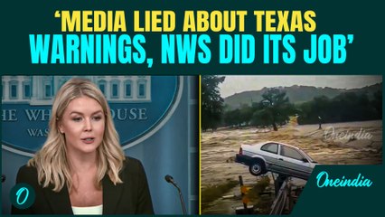 White House SHUTS DOWN ‘Fake News’ On Texas Flood Warnings | NWS Gave ‘Early Alerts’, Was ‘Fully…’
