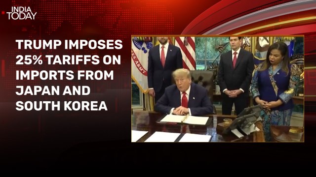 Trump slaps 25% tariffs on South Korea, Japan, threatens Brics nations