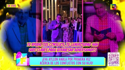 EVA AYLLÓN HABLA POR PRIMERA VEZ ACERCA DE LOS CONFLICTOS CON SU HIJO | Willax