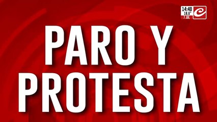 Paro y protesta: choferes no arrancan el colectivo hasta que no les paguen