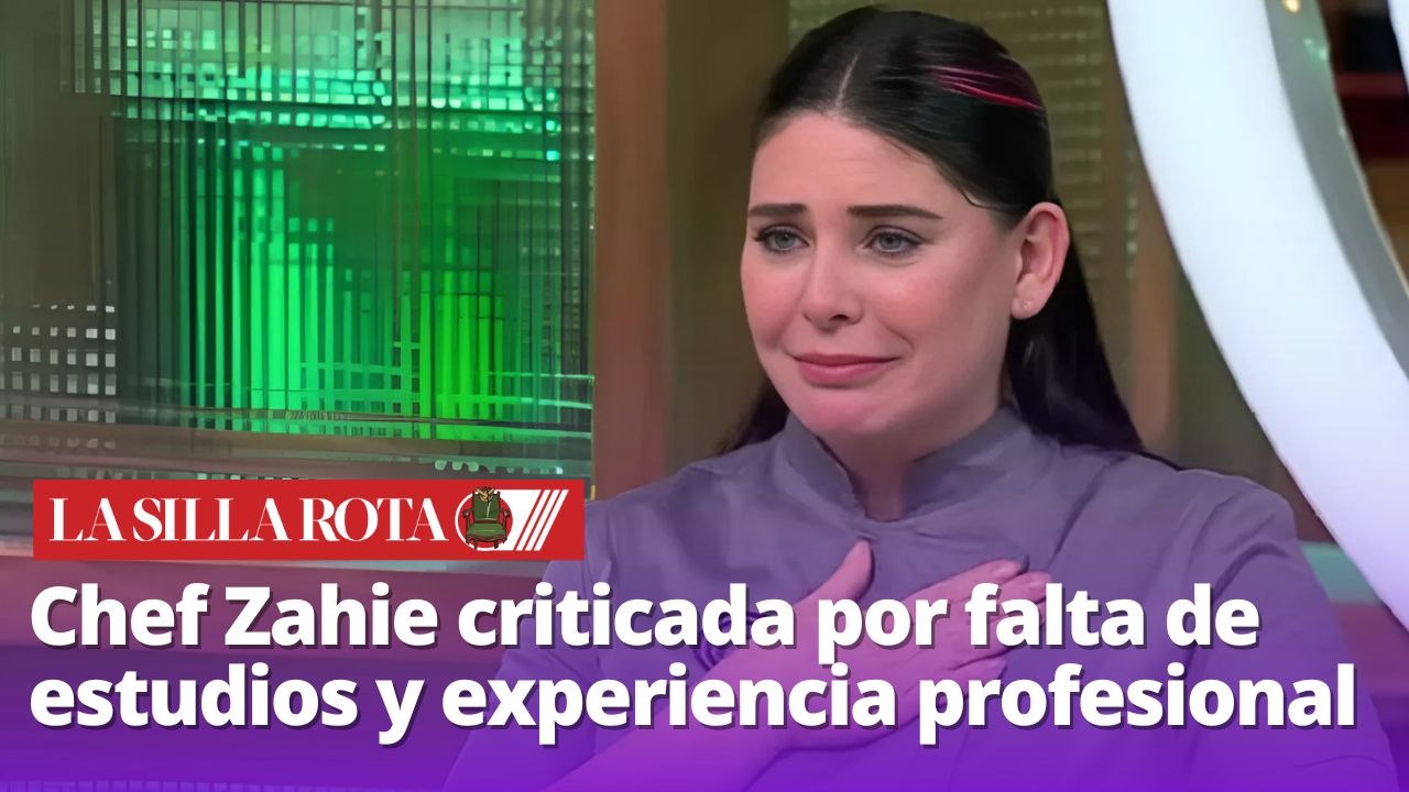 Chef Zahie es criticada por su preparación gastronómica