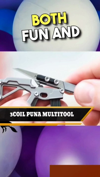 World's smallest folding scalpel blade 3COIL PUNA MULTITOOL