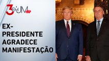 Donald Trump defende Jair Bolsonaro e critica Judiciário no Brasil